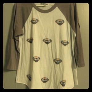 Wildfox "Diamonds" Raglan